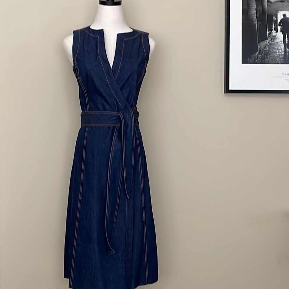 Beautiful Wrap Denim Dress